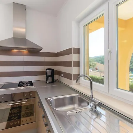 Amazing In Labin With Kitchen Apartment Hrvatini